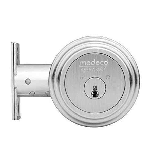 MEDECO:Maxum BiLevel Dbl. Deadbolt - 2-3/4" - Silver